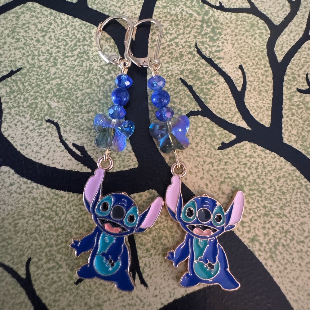 Stitch Handmade Butterfly Earrings